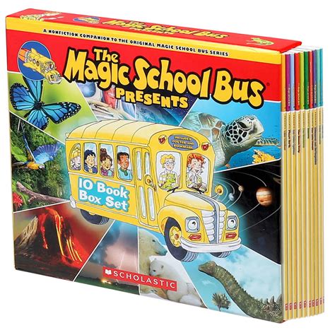 Magiv school bus book set